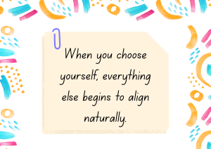Choose Yourself