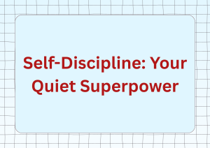 Self-discipline student