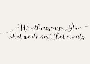 Self-forgiveness