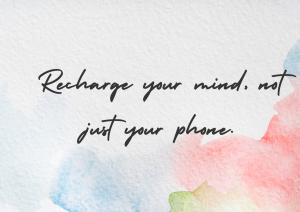 Digital detox ideas